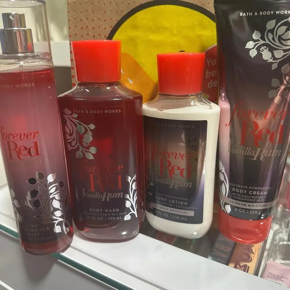 Bath and Body Forever Red